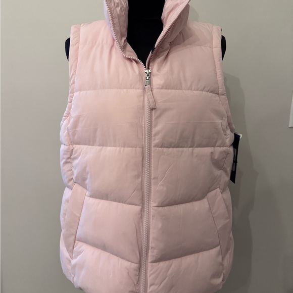 Tommy Hilfiger Women's Light Pink Quilted Vest - NWT -Sz L - Picture 6 of 8